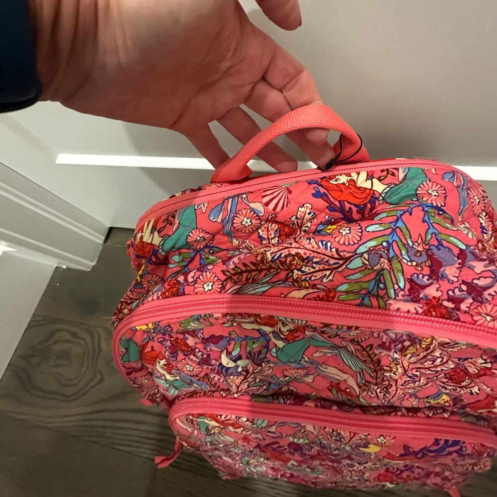 Vera Bradley Limited Edition Disney’s Ariel Essential Large Backpack NWT - Picture 12 of 14